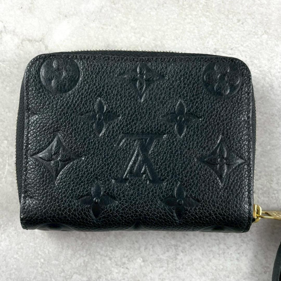 極美品✨ LOUIS VUITTON アンプラント ジッピーパース 黒