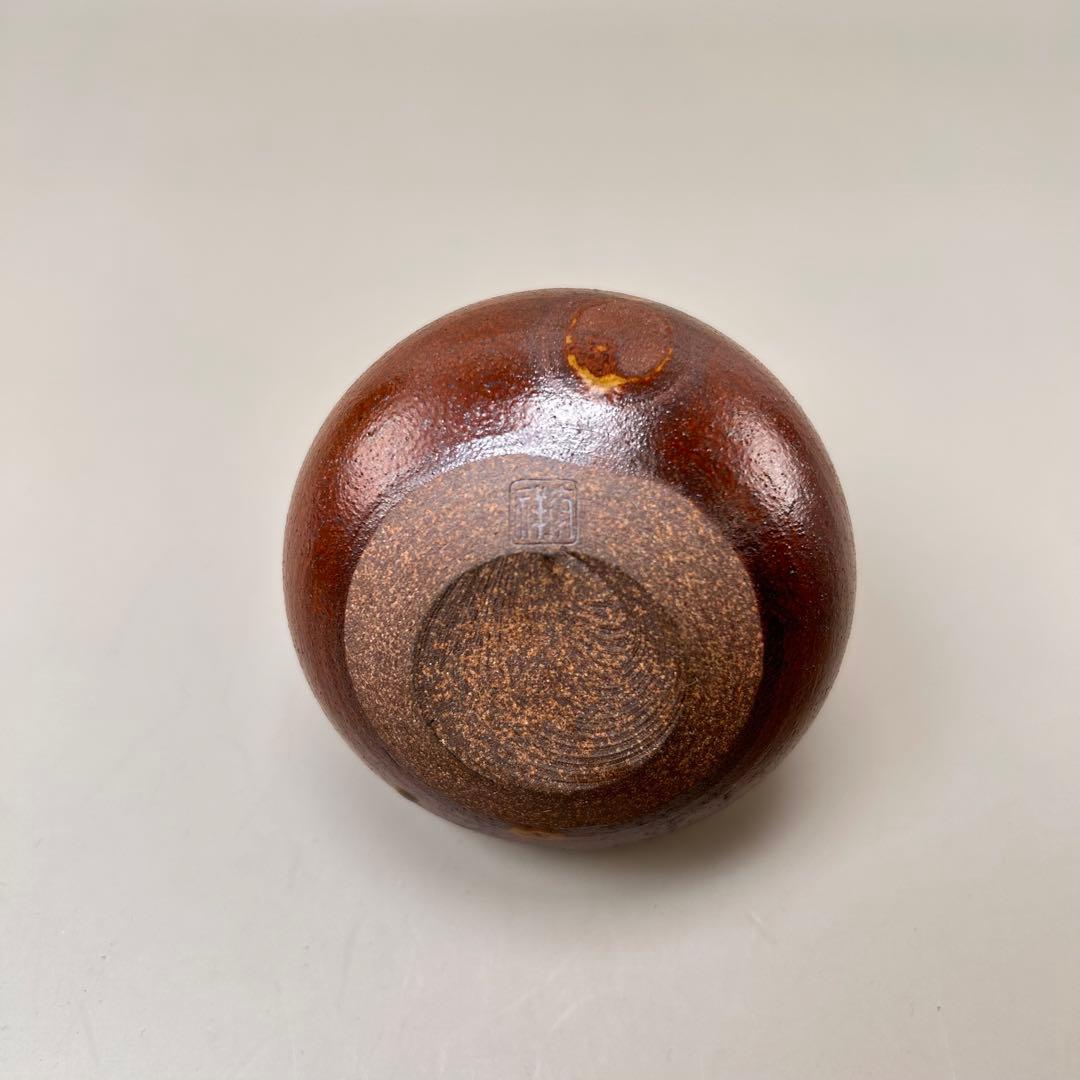 A047笹田有祥 摸 利休丸壺 茶入 唐物 大名物 共箱