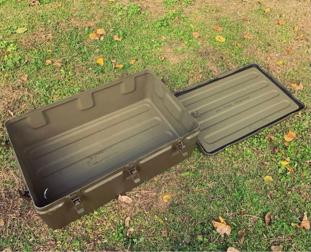 ミリタリー アルミコンテナ 米軍 払下げ 放出品 美品 アウトドア 車載
