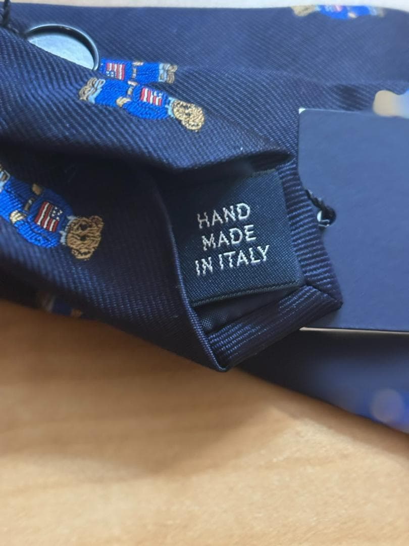 2025ラルフローレン ポロベア ボーイス8－20サイズ ネクタイ イタリア製