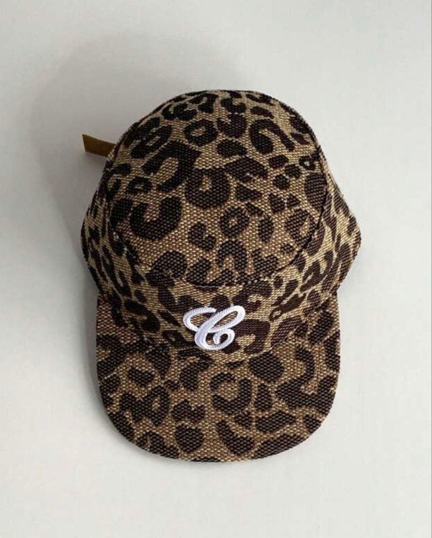6crayon レオパード ピルボックスキャップ