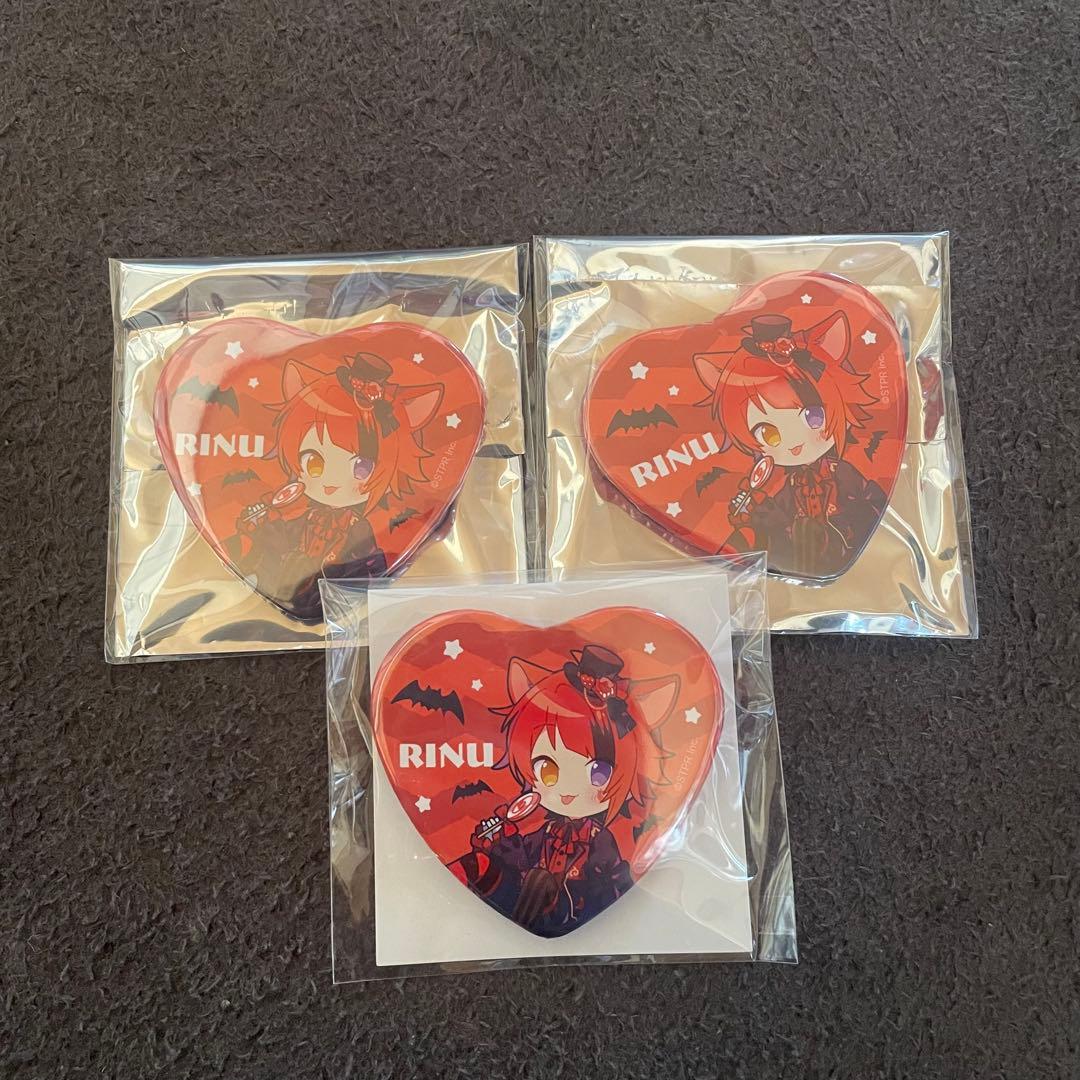 莉犬くん すとぷり 2023 Halloween ver.!! ハート缶バッジ - メルカリ