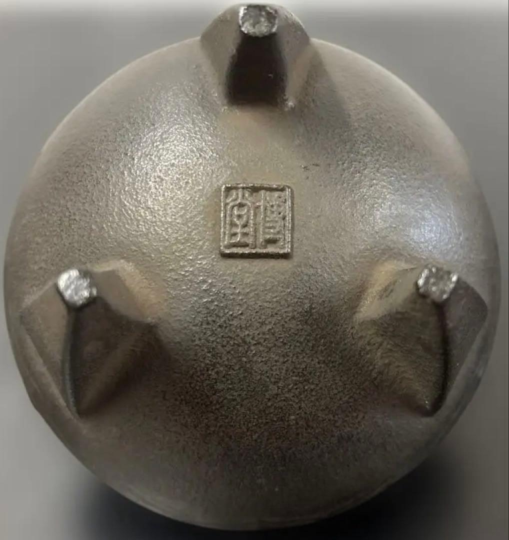 博堂製 高岡鋳器 昭和レトロ 三足鉄香炉 - メルカリ