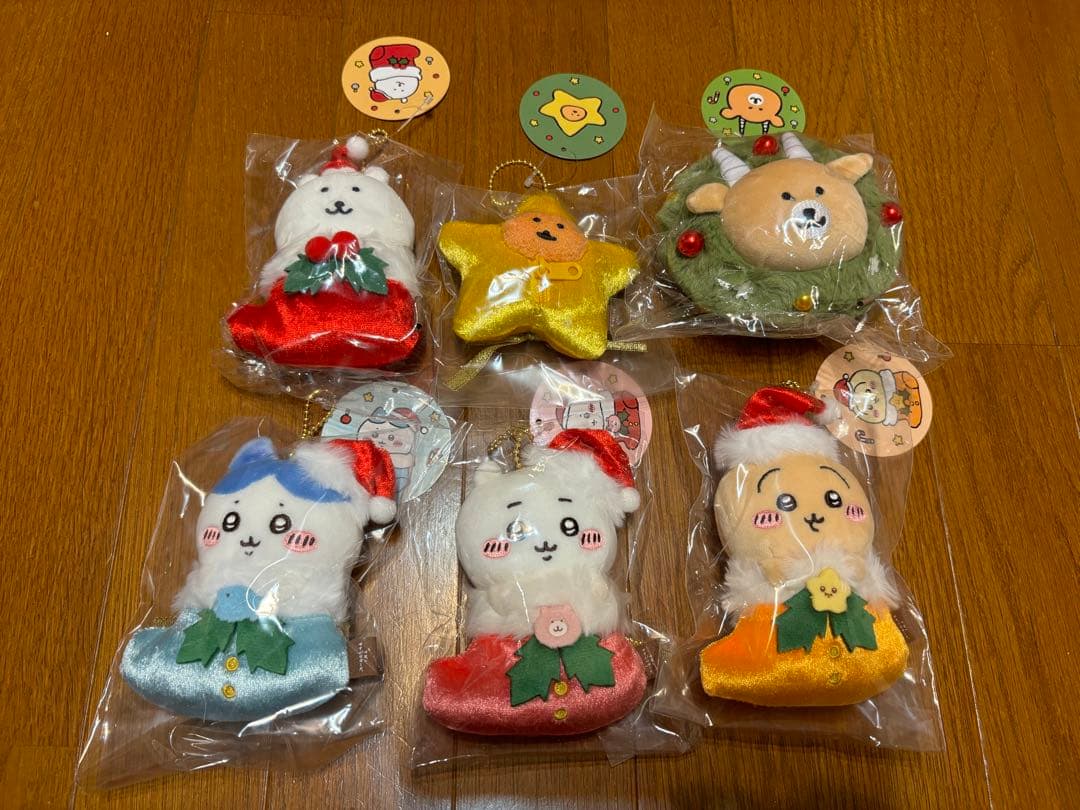 ちいかわ　ナガノ　クリスマスマスコットまとめ売り