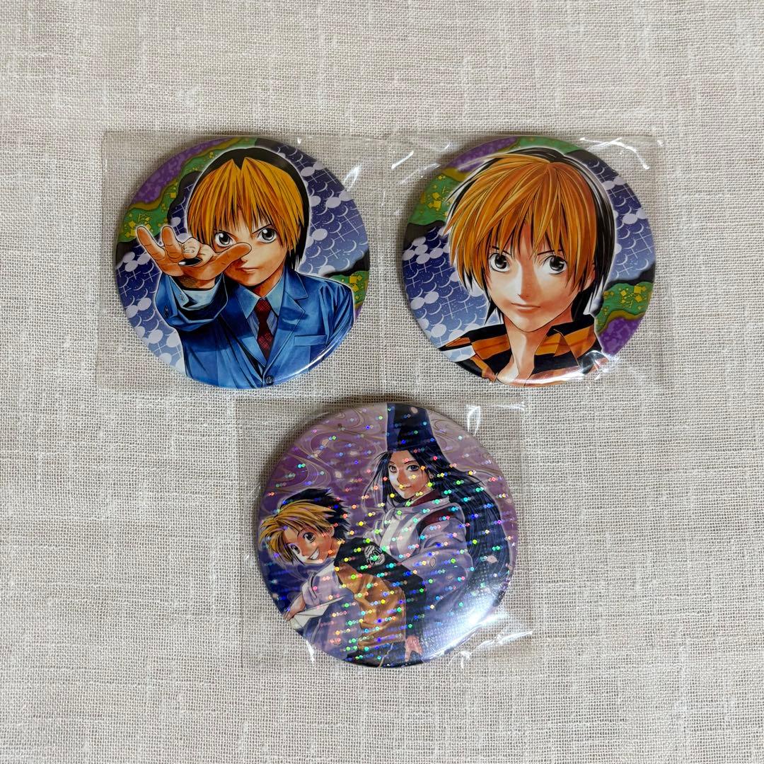 ヒカルの碁 原作 缶バッジ 進藤ヒカル 藤原佐為 3点