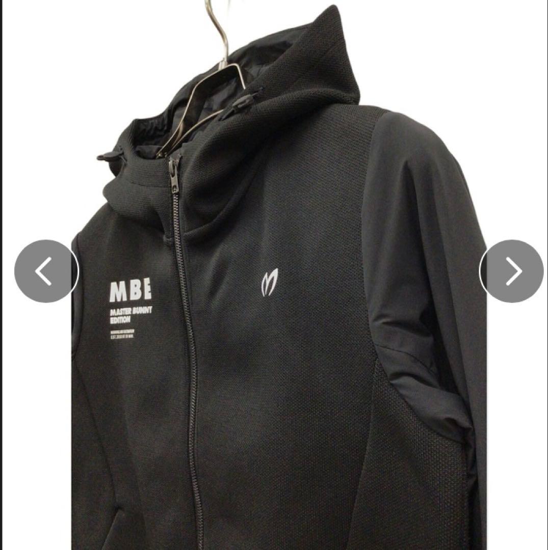 ⭐️美品⭐️マスターバニー　中綿切替　ジップアップ　パーカー　モックネック　黒