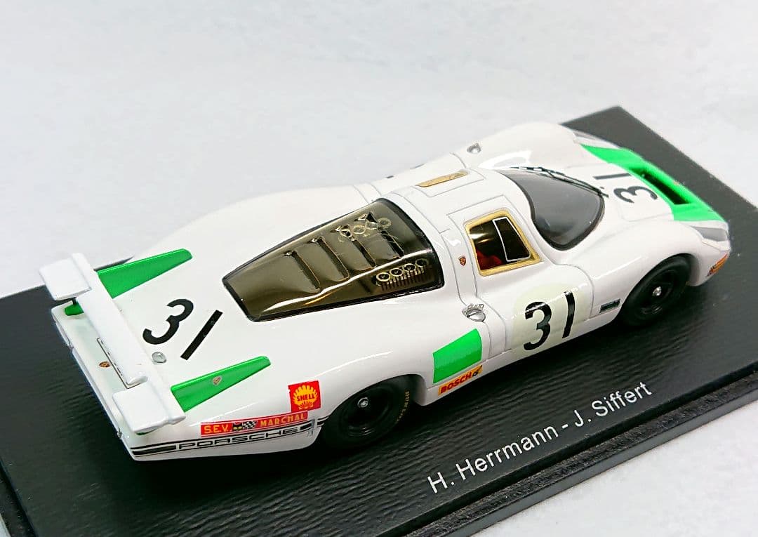 スパーク 1/43 ポルシェ 908 #31 P.P LM1968