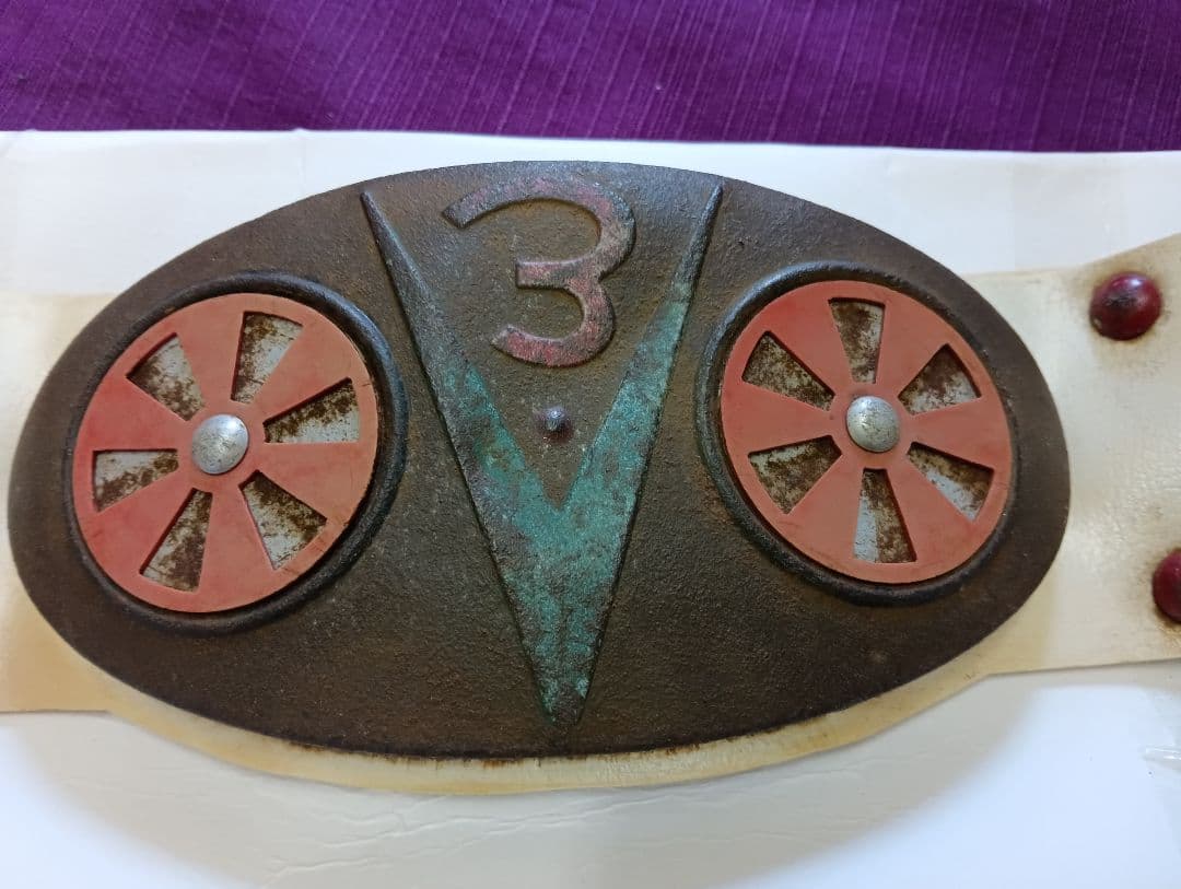 仮面ライダーＶ３風見四郎ミニサイズポピー製変身ベルト当時物コレクション品