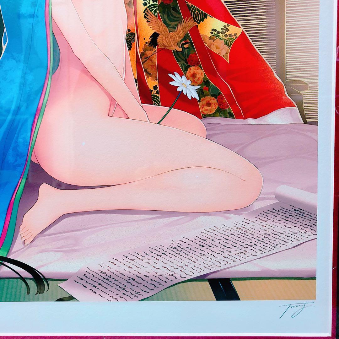 Tony トニー「恋慕」アールビバン株式会社　大型 高級版画　複製原画　保証書付