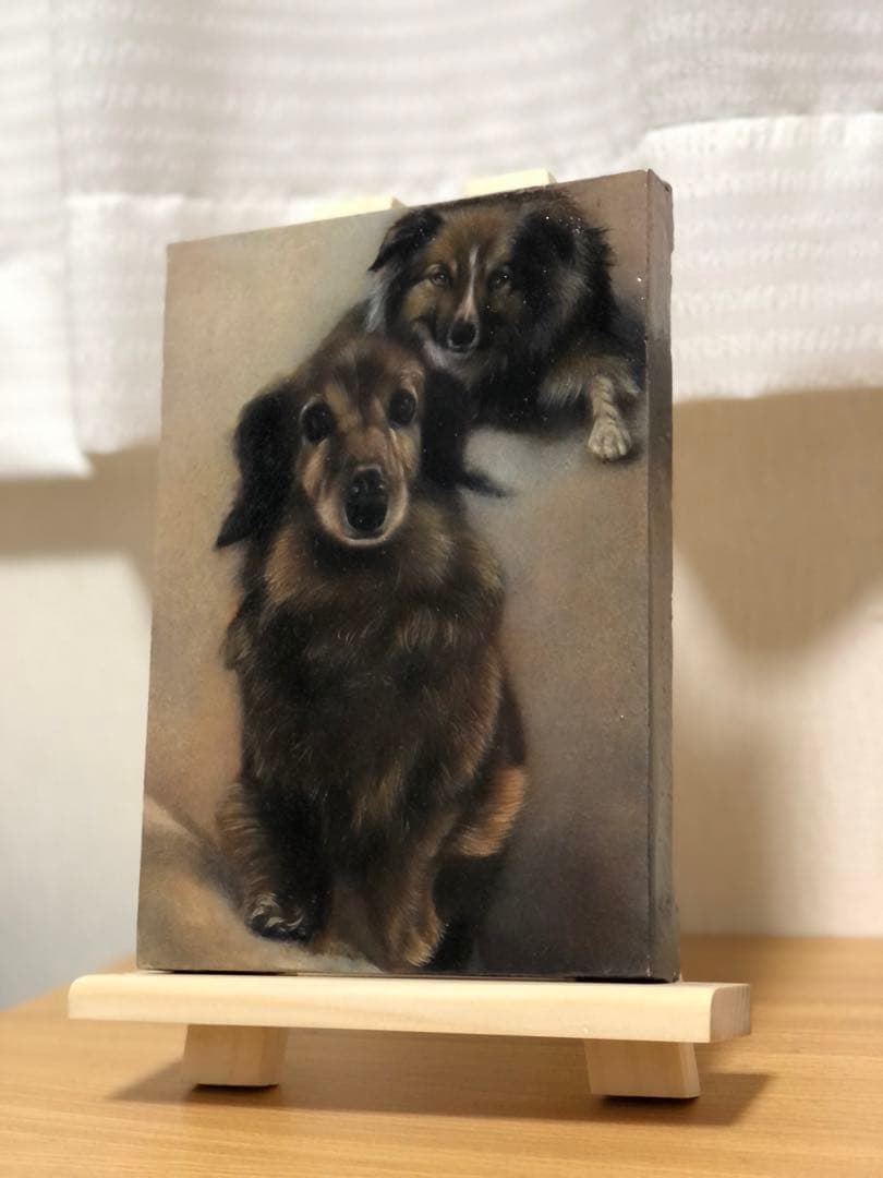 犬、猫、ペットの似顔絵オーダー