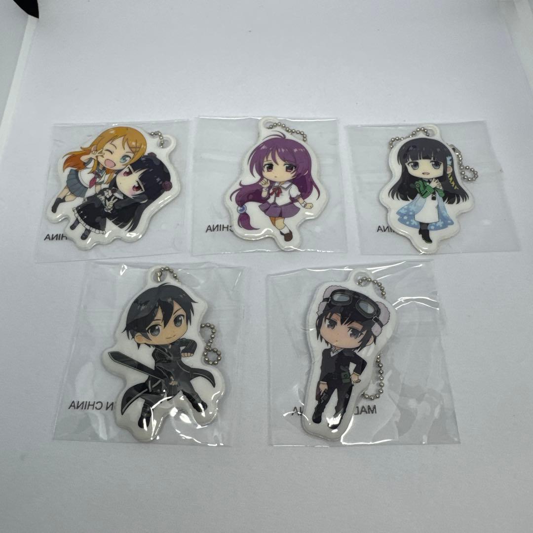 電撃文庫25周年 ぷにぷにキーホルダー 5個まとめ売り - メルカリ