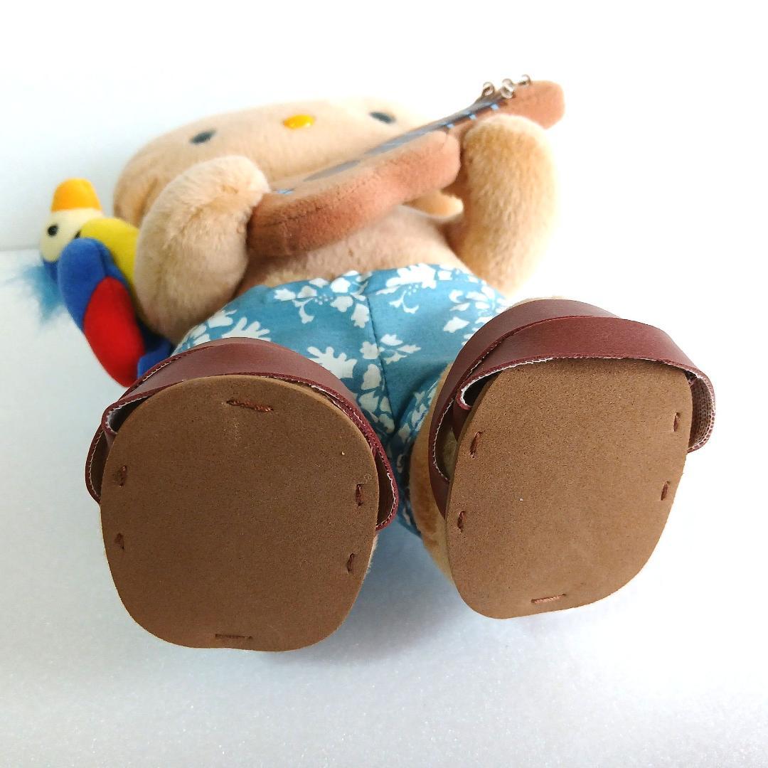 ハワイ ハローキティ ダニエル ぬいぐるみ 日焼け ウクレレ キャラクター