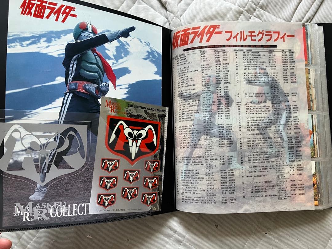 ◆必見◆旧仮面ライダーカード546枚（復刻版）+専用アルバム
