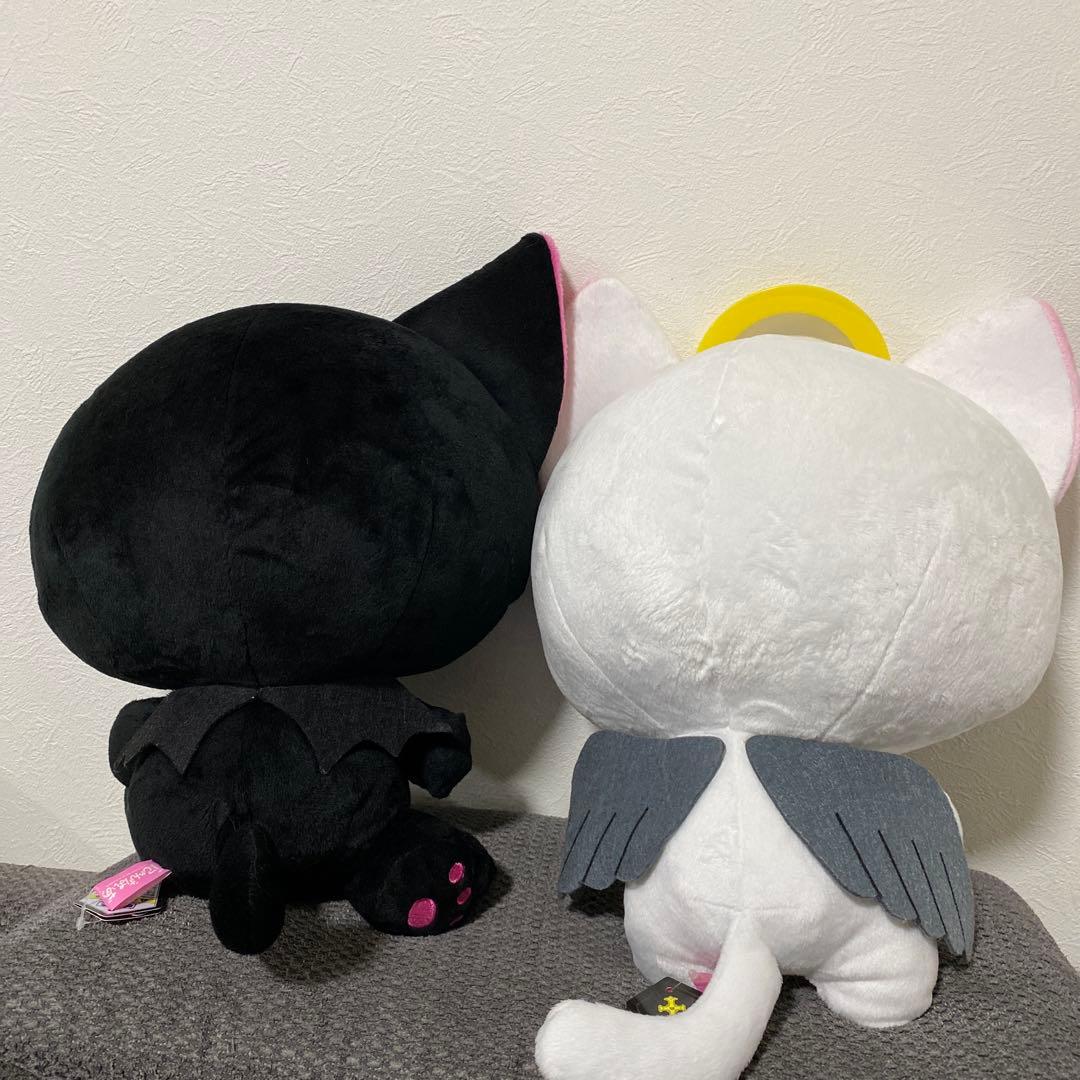 激レア！新品 特大 にゃんぱいあ　にゃてんし　ぬいぐるみ　２体セット　タグ付き