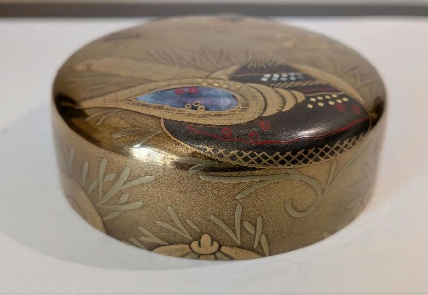 個人秘蔵-茶道具さま専用『海松貝蒔絵』大棗 新家新斎作 棗 茶器