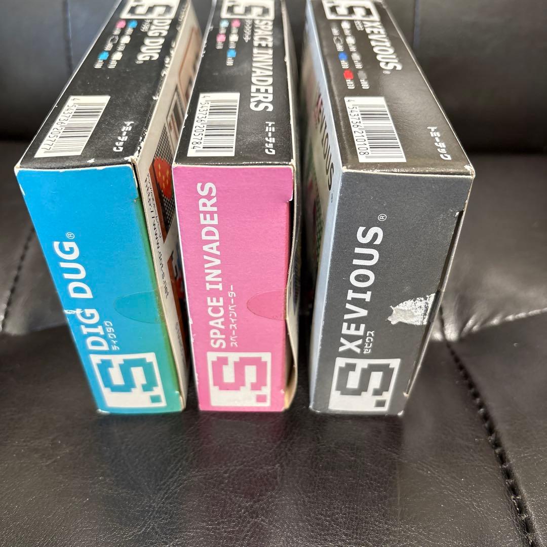 当時物　ドッツ　ディグダグ ゼビウス　インベーダー　ドットキャラクターセット