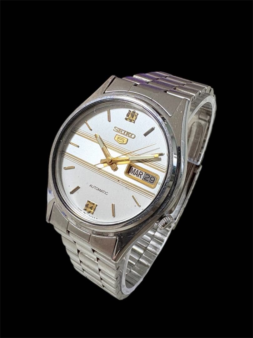 SEIKOセイコー 5自動巻き 腕時計 メンズ クォーツ 稼働品 Watch