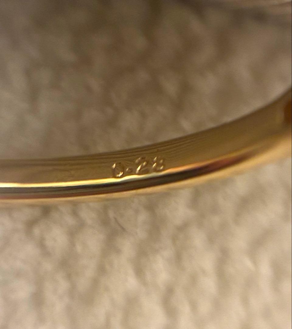 オレフィーチェ　ローズカットダイヤ　グロリア　リング　k18イエローゴールド