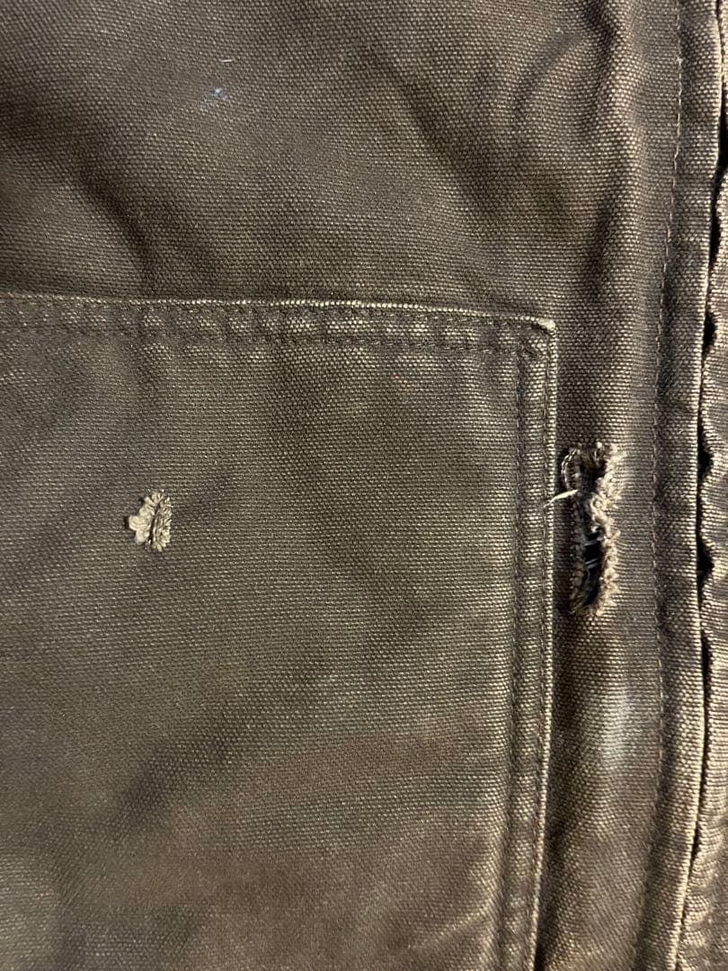 Carhartt ダークブラウン フリースジャケット