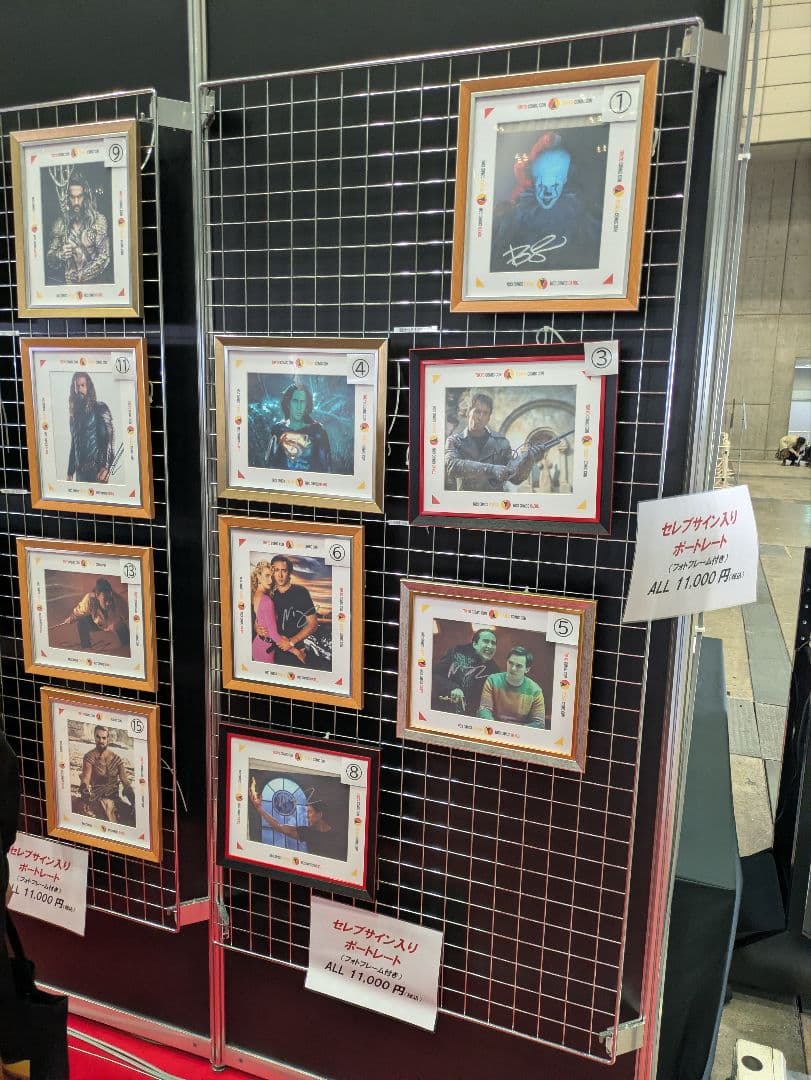 東京コミコン2025　ニコラス・ケイジ直筆サイン入りポートレート①