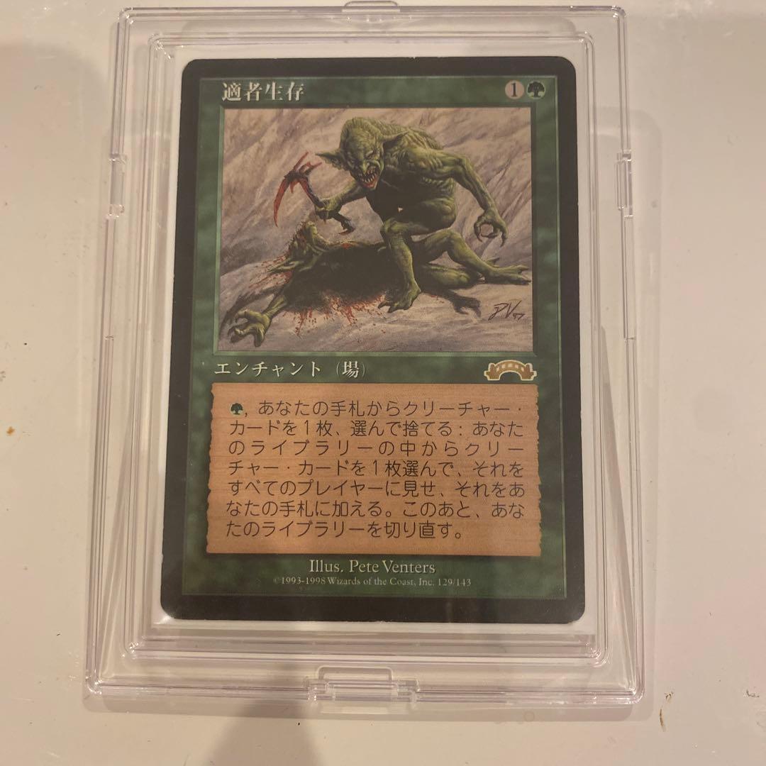 適者生存　エクソダス　マジックザギャザリング MTG】適者生存 エクソダス MTG 適者生存 適者生存/Survival of the