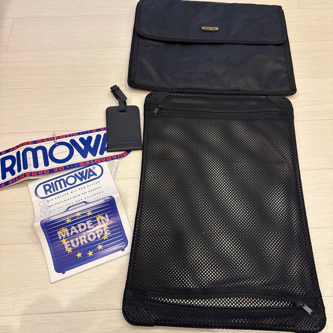 3点 REMOWA リモワ インナーケース ブラック ストラップ インナー