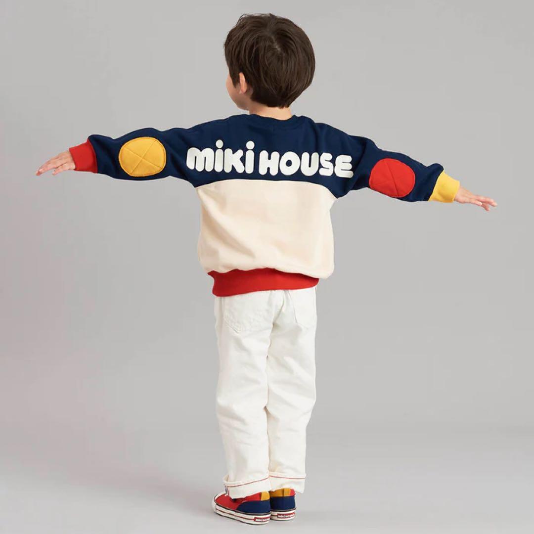 【MIKI HOUSE】新品未使用　カラフルトレーナー　現行品