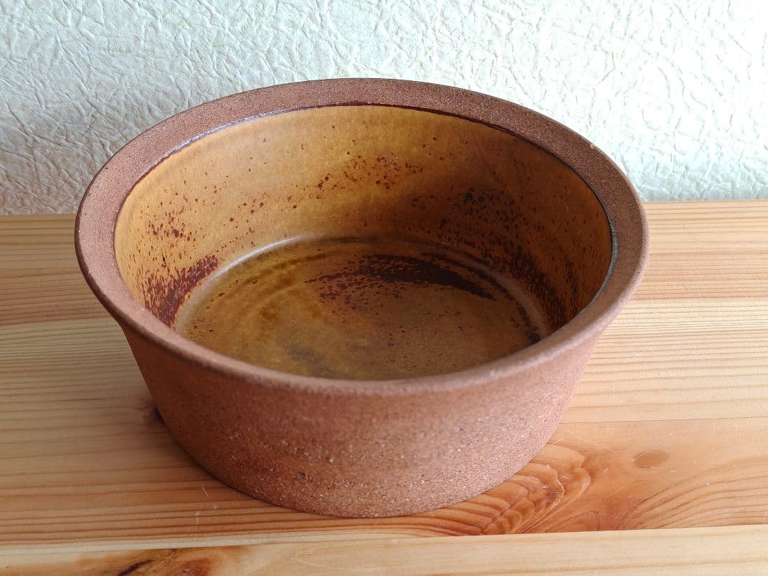 山本教行 深皿 グラタン皿 陶器 民芸 民藝 バーナード・リーチ ② 岩井窯