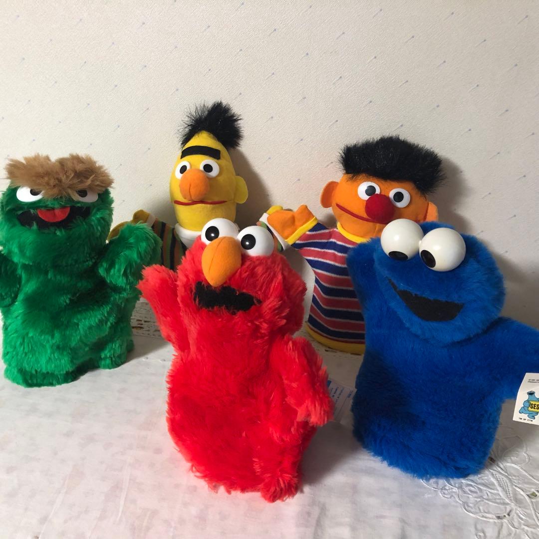 セサミストリート✴︎パペットぬいぐるみ 5体セット