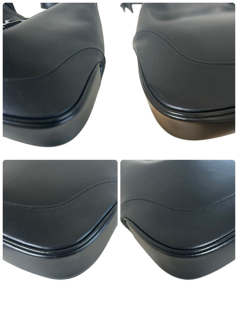 バッグ GUCCI Jackie Hand Bag All Leather Black