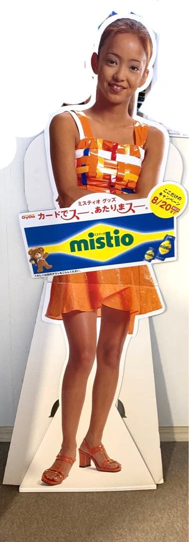 レア】【レトロ】安室奈美恵等身大pop ポップパネルmaxell