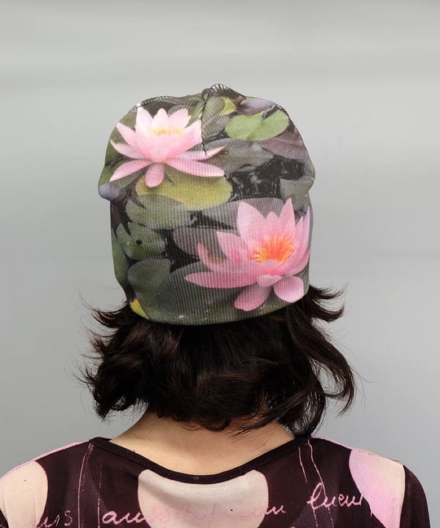Labyrins Picture Beanie 睡蓮デザイン shury