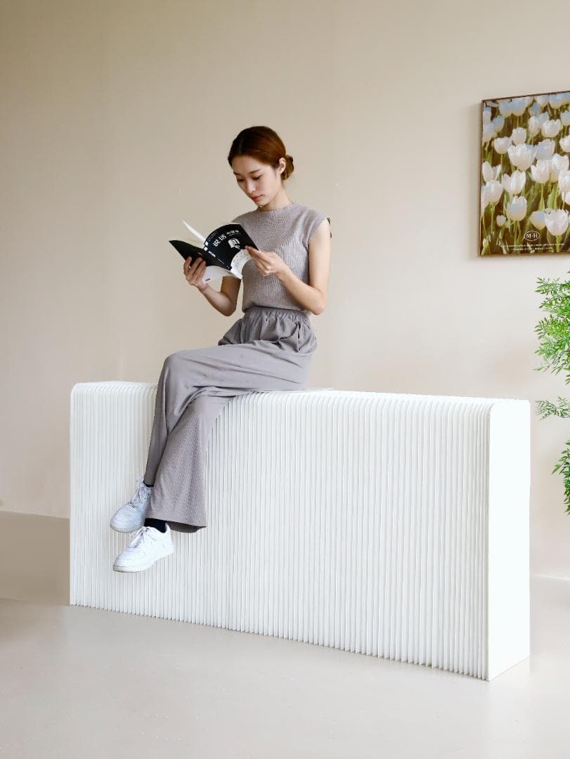 ディスプレイラック 展示台 陳列台 組立不要 折りたたみ長さ2-3m高さ