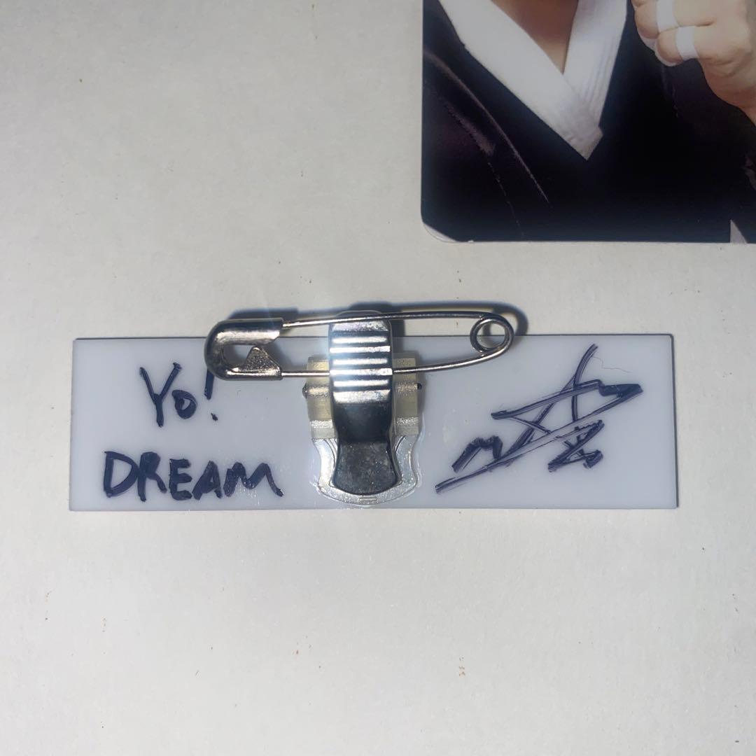 NCT DREAM 127 マーク　直筆サイン入りネームバッジ