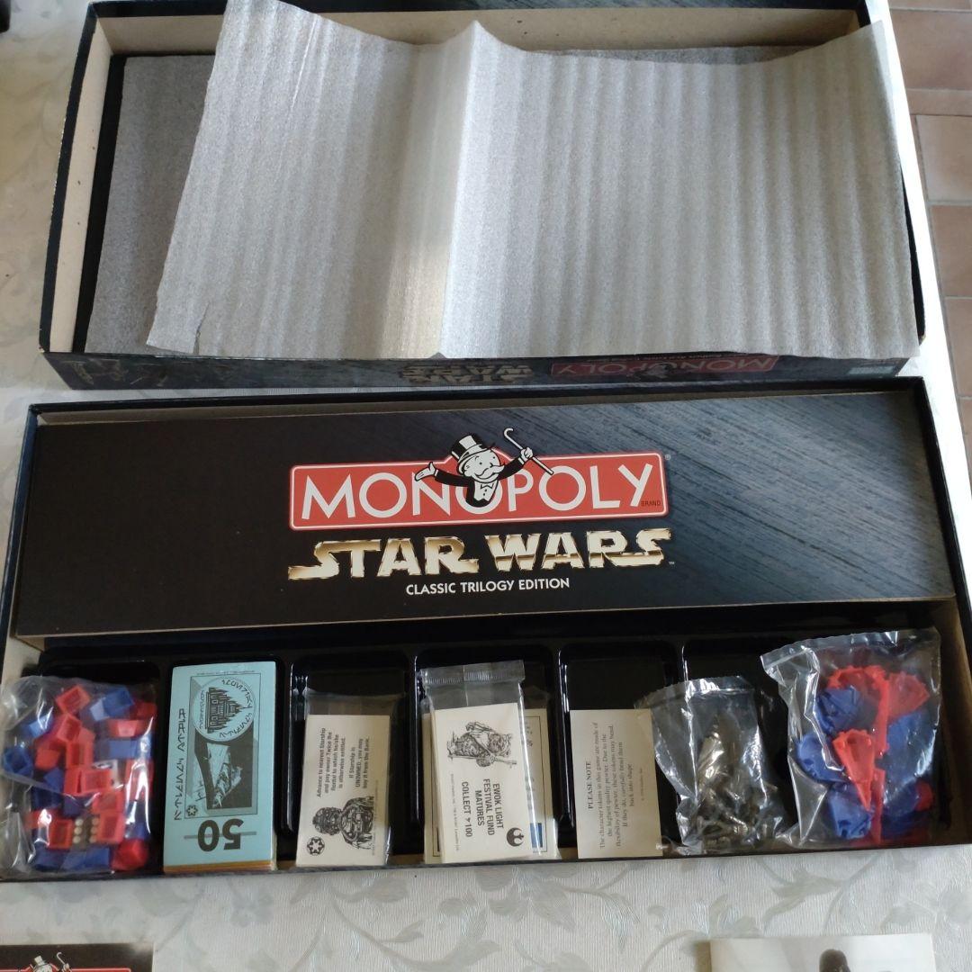 【新品】スターウォーズ モノポリー トリロジー版 1997　日本語説付　箱痛み③