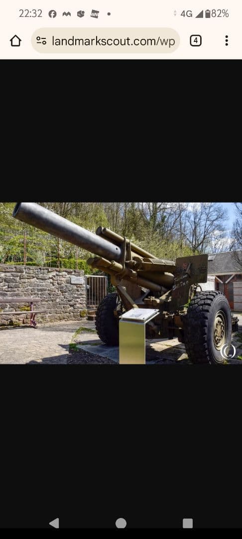 Howitzer 155 mm 銅プレート 1943年製