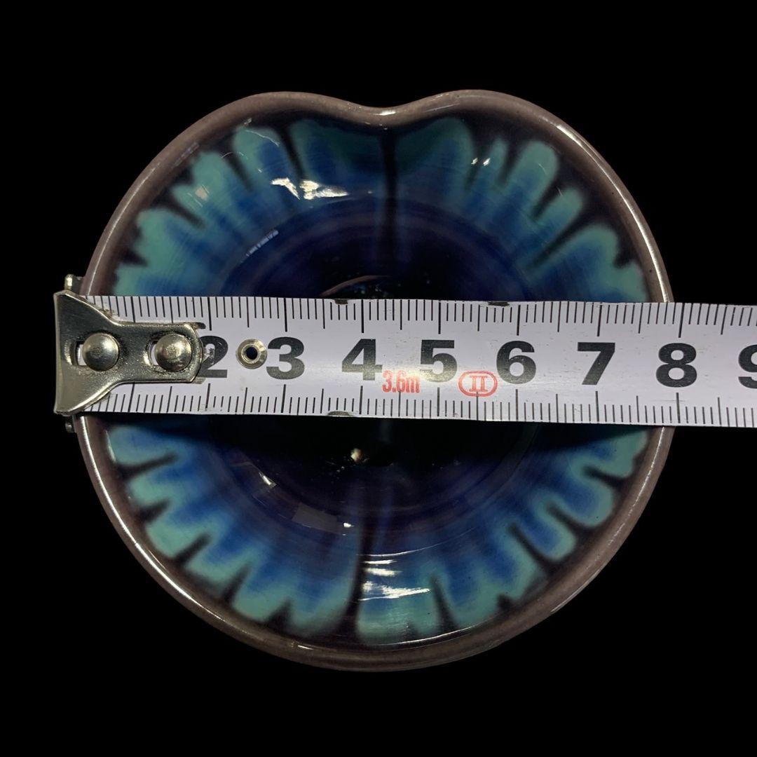 人間国宝 三代徳田八十吉 希少形 ぐい呑 盃 酒器 共箱 共布