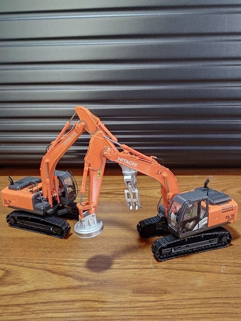 日立 ミニチュア掘削機セット オレンジ