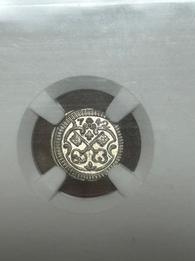 ドイツ　レーゲンスブルク 1742年 MS65 最高鑑定 希少早い物勝ち 大赤字