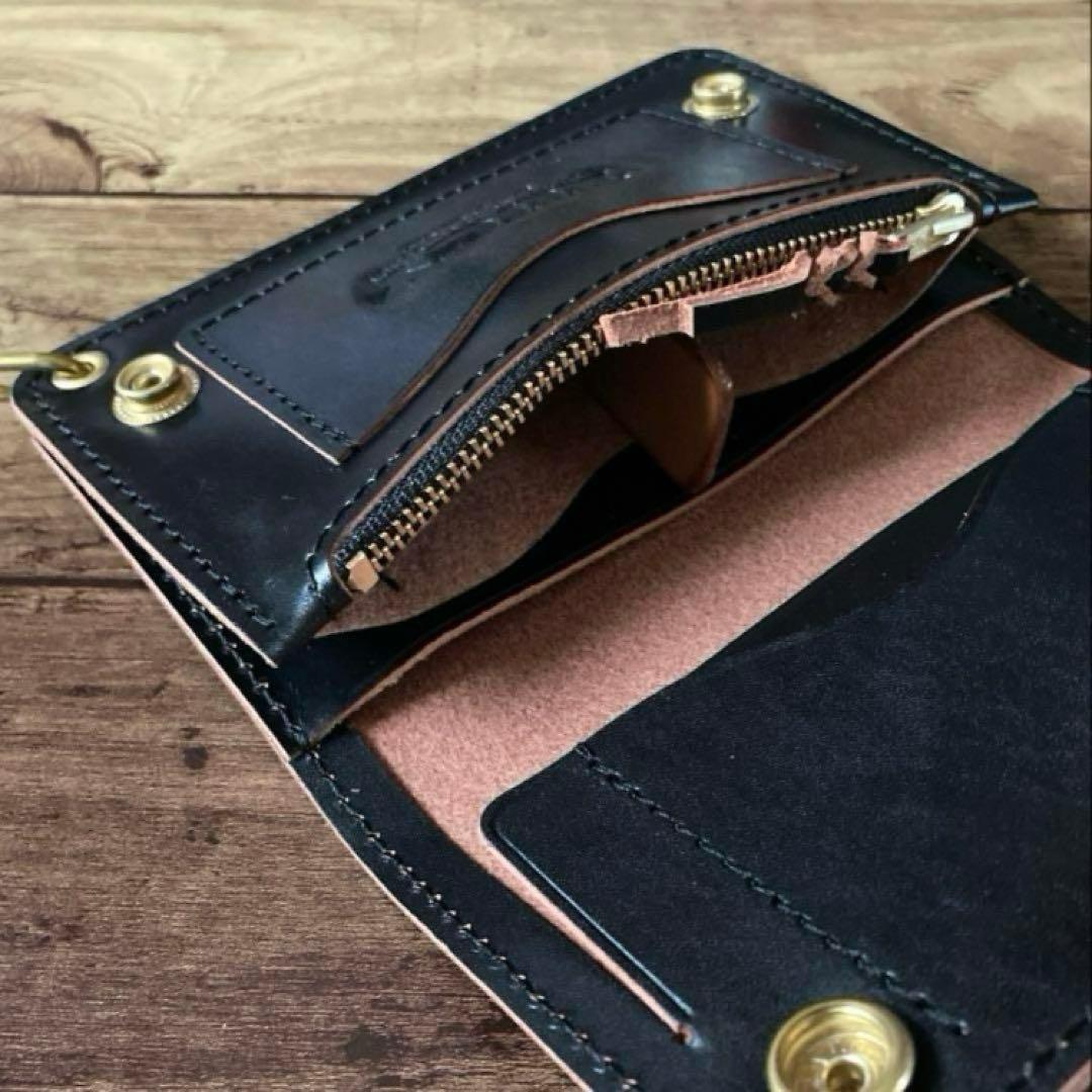 【ありんこ 断捨離中】北米ステアハイドトラッカーウォレット150（ミドル）