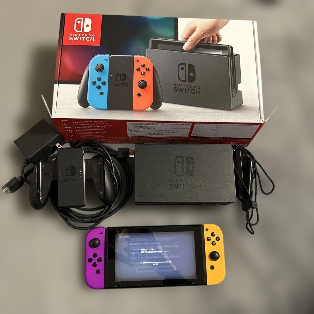 Nintendo Switch 本体 紫/オレンジ Joy-Con