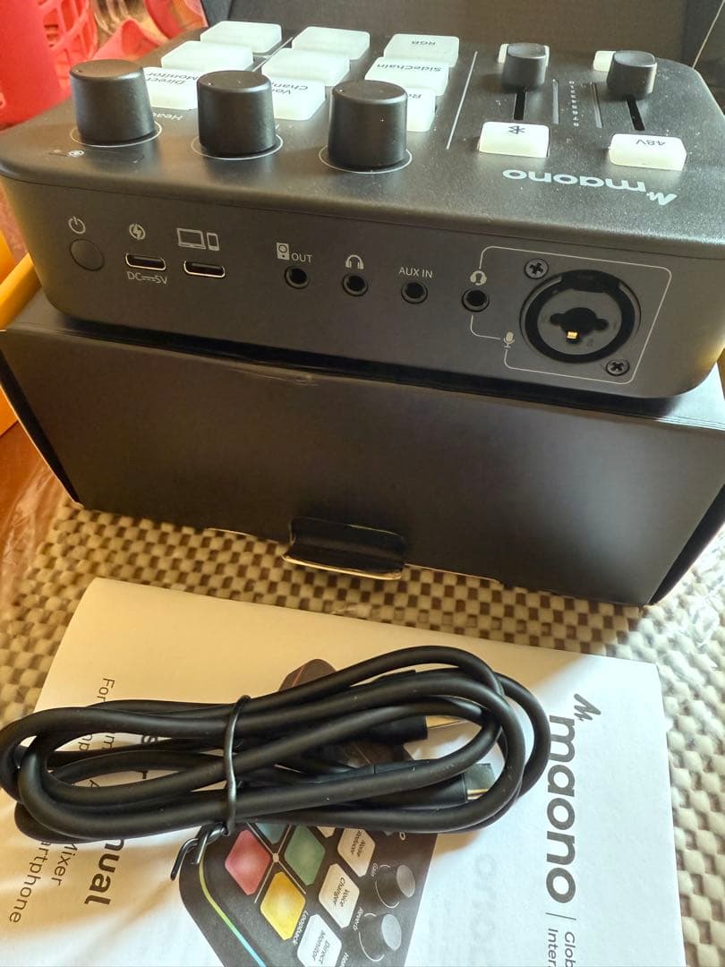 SALE！【☆白☆】maono caster G1 NEO オーディオミキサー 白】maono