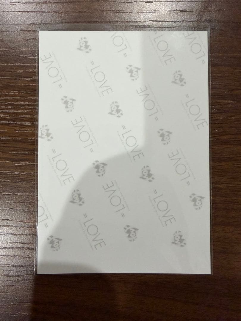 ＝LOVE 野口衣織　直筆　恋人以上、好き未満