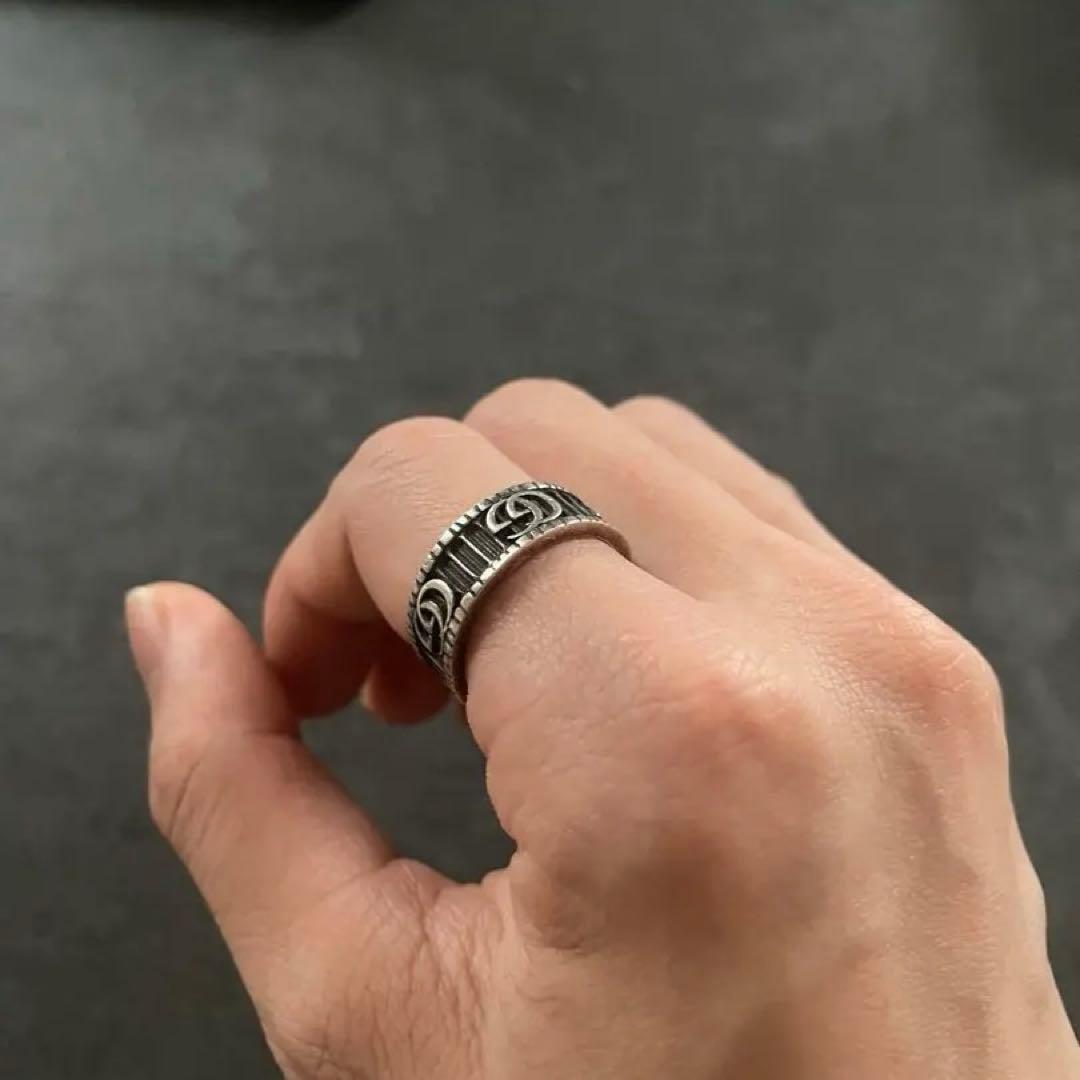 GUCCI ダブルGリング　17号　指輪