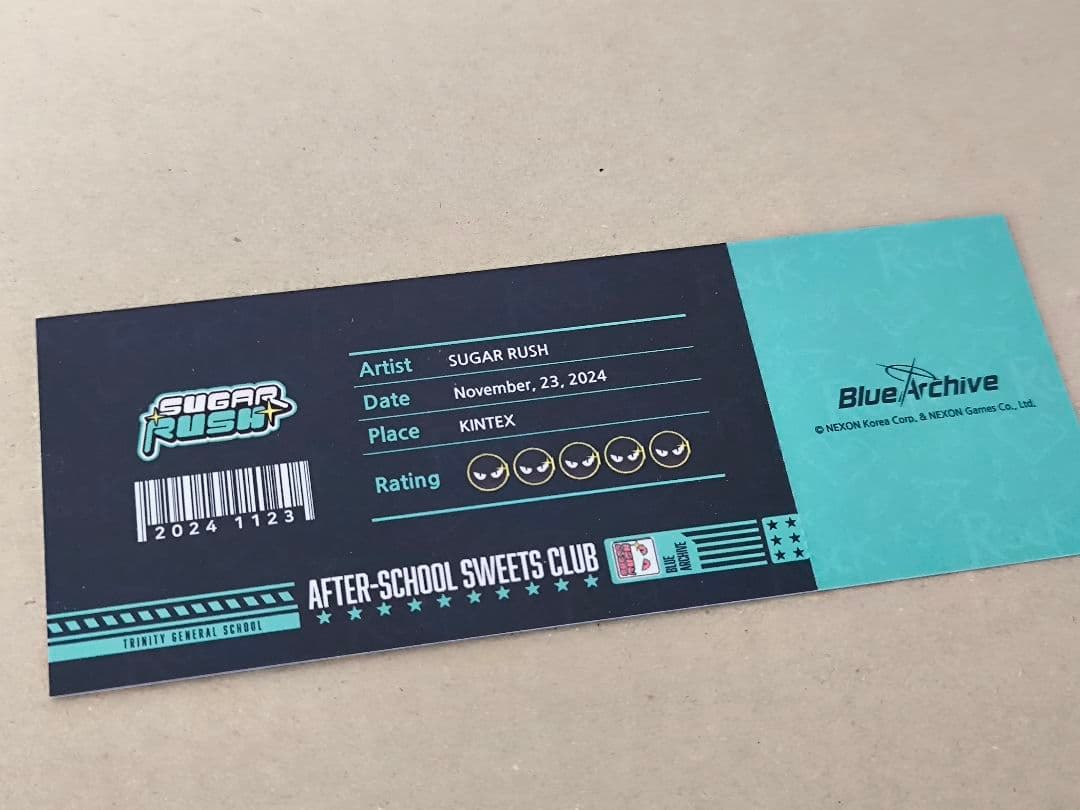 な*ん様 韓国版ブルーアーカイブ 3周年記念イベントグッズセット SUGAR R