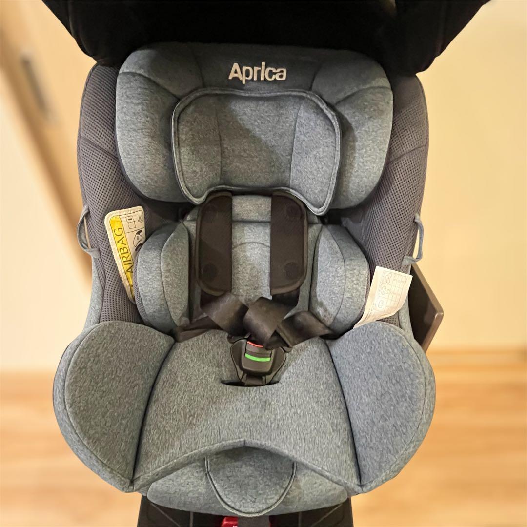 Aprica クルリラ AD ライトネイビー　チャイルドシート　ISOFIX