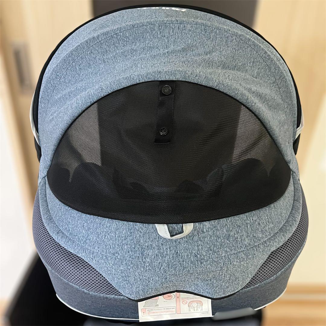 Aprica クルリラ AD ライトネイビー　チャイルドシート　ISOFIX