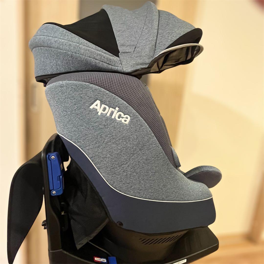 Aprica クルリラ AD ライトネイビー　チャイルドシート　ISOFIX