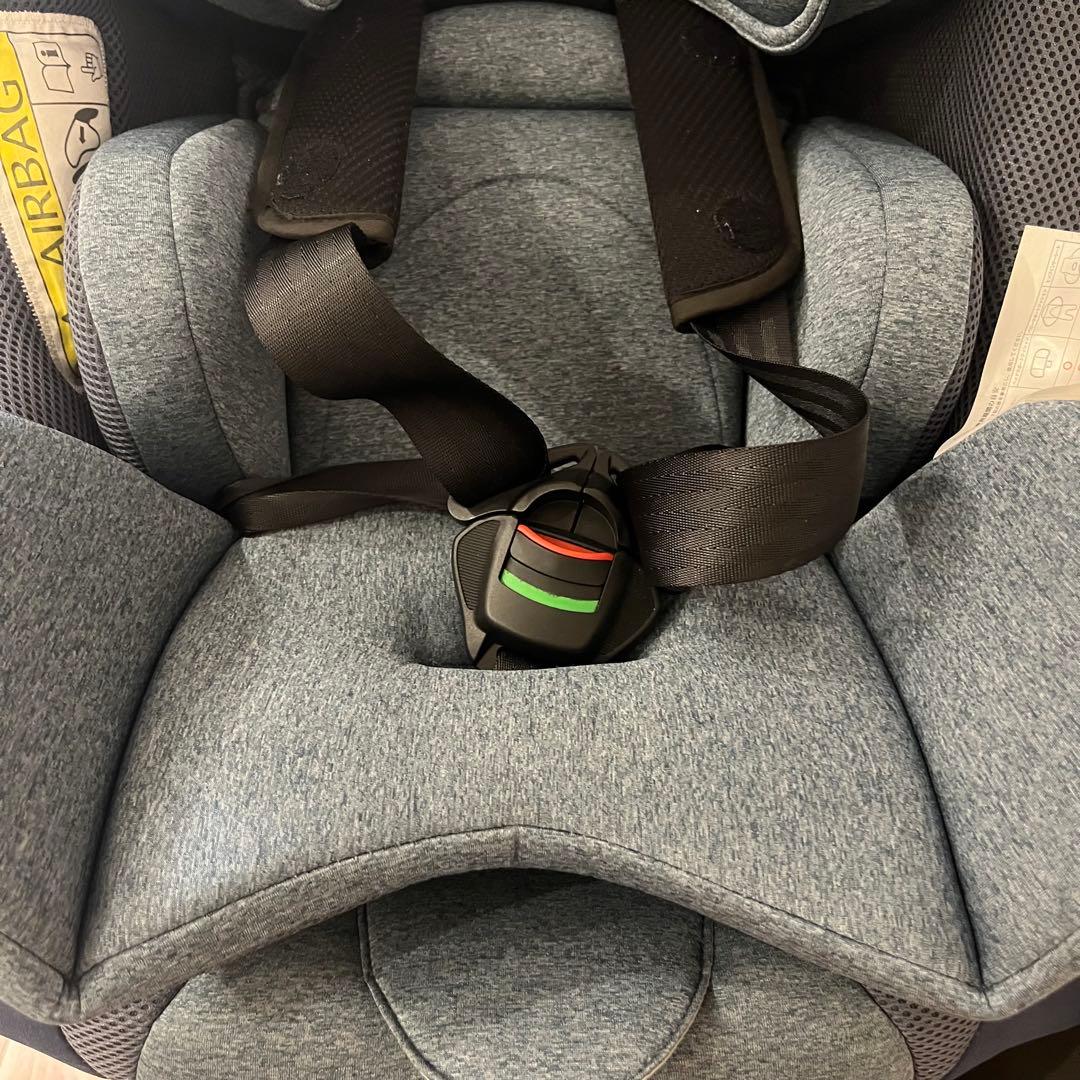 Aprica クルリラ AD ライトネイビー　チャイルドシート　ISOFIX