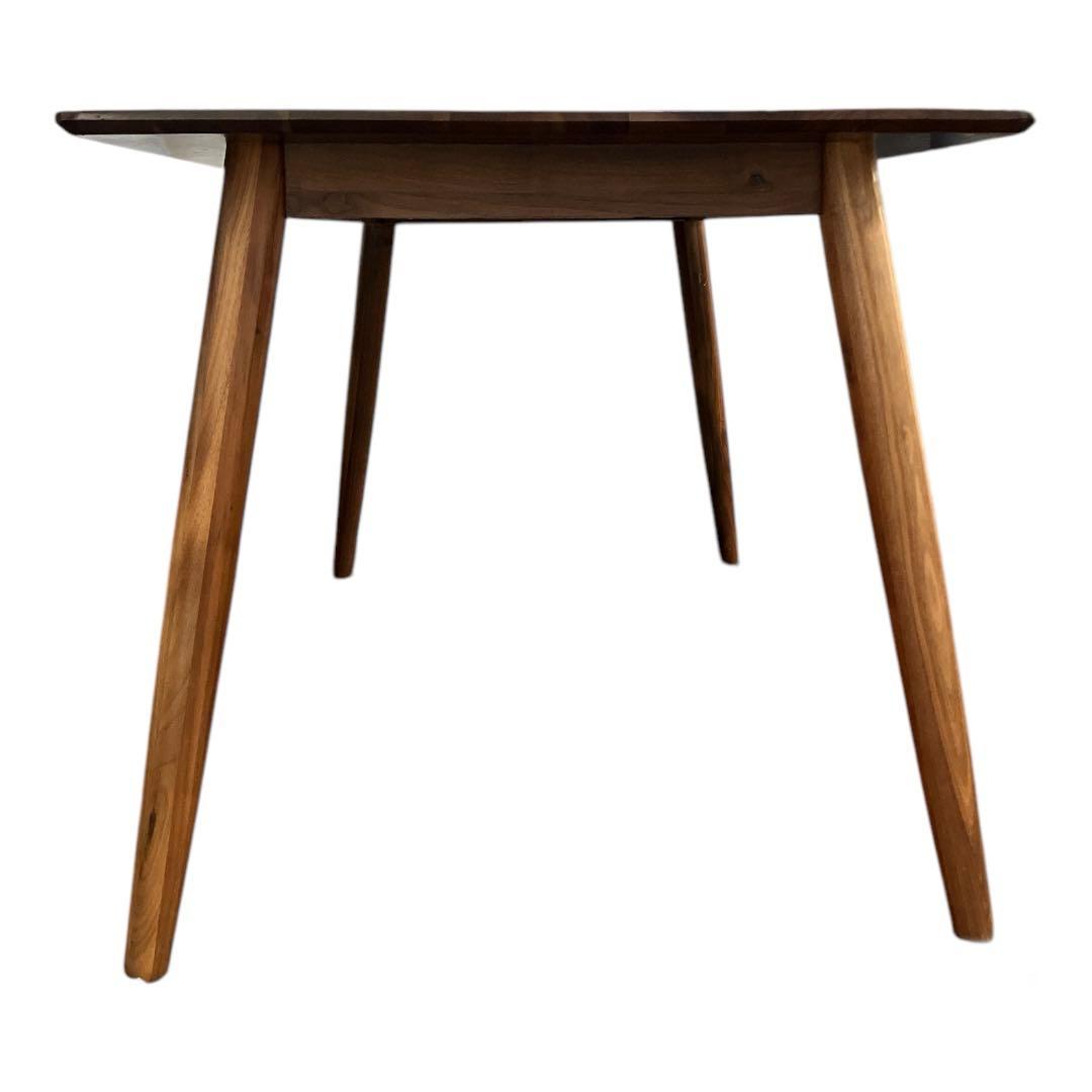 ダークブラウン 木製 ダイニングテーブル